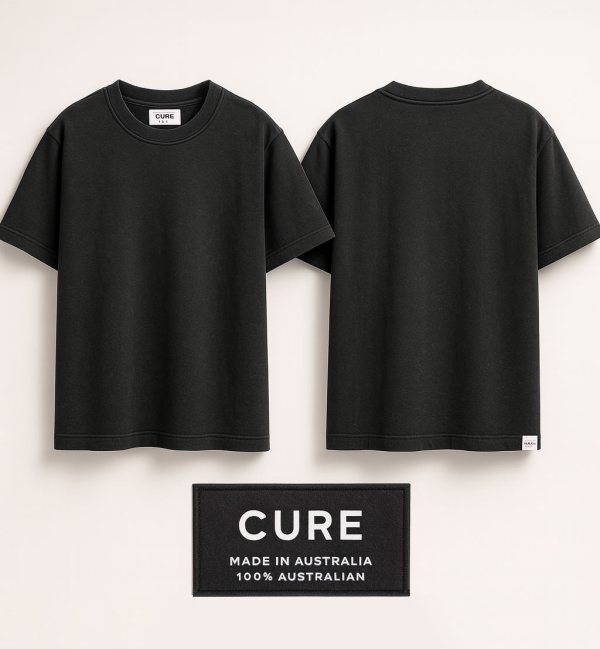 The Cure Tee — Black - Image 2